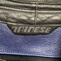 １スタ DAinese 52アメリカ古着 バイク　モーターサイクル　レーシング　レザー　ライダースジャケット　ブラック　16 メンズ_画像8