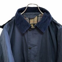 1スタ バブアー　M ビューフォート　LIGHTWEIGHT BEAUFORT フード付き　コットン　ジャケット　ネイビー　i27 Barbour メンズ_画像4