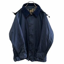 1スタ バブアー　M ビューフォート　LIGHTWEIGHT BEAUFORT フード付き　コットン　ジャケット　ネイビー　i27 Barbour メンズ_画像1