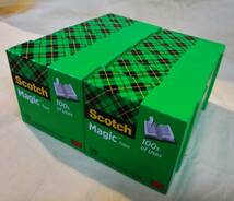 ★【未使用・未開封】3M Scotch Magic Tape メンディングテープ 19mm×32.9ｍ 12巻まとめて! お買得品 ★ 送料230円　_画像2