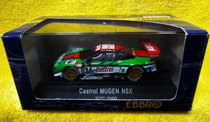 ★【中古】サイン入り EBBRO TRENDIES / Castrol MUGEN NSX JGTC 2000 無限 ★ 送料520円