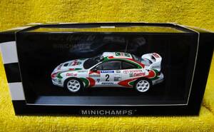 ★MINICHAMPS TOYOTA Celica Rally Catalunya 1995 Castrol #2 トヨタ セリカ ラリー カタルーニャ★ 送料520円