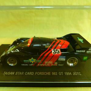 ☆EBBRO TAISAN STAR CARD PORSCHE タイサン スターカード ポルシェ 962 GT 1994 JGTC #35 1/43スケール 962 RESIN MODEL☆送料520円の画像1