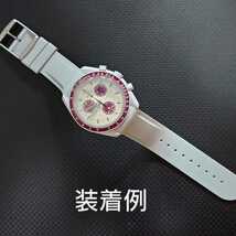 OMEGA×Swatch オメガ×スウォッチ　専用設計ラバーベルト　バネ棒　工具付　イエロー　新品!　送料無料!_画像8