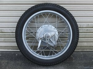 CB400Four 貴重 当時物 リアホイール 18インチ アクスル類付き HONDA 絶版旧車 ヨンフォア 検/CB350Four CB250T CB400T ホーク バブ CB750F