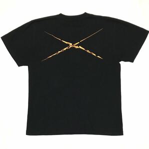 【NEXUSⅦ】ネクサス7 タイガーロゴ グラフィック Tシャツ メンズ48/L ブラック 黒 コットン 半袖Tee トラ 両面プリント USED 古着 正規品の画像2