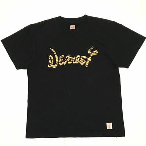 【NEXUSⅦ】ネクサス7 タイガーロゴ グラフィック Tシャツ メンズ48/L ブラック 黒 コットン 半袖Tee トラ 両面プリント USED 古着 正規品の画像1