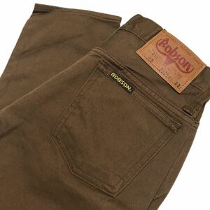[ неиспользуемый товар ]70s 80s BOBSON 720 Bobson цвет джинсы W30/76. Brown Vintage тонкий Denim брюки сделано в Японии Okayama снят с производства 1