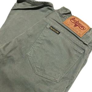 [ неиспользуемый товар ]70s 80s BOBSON 720 Bobson цвет джинсы W32/81. серый Vintage тонкий Denim брюки сделано в Японии Okayama снят с производства 8