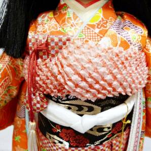 高級 市松人形 日本人形 着物 和装 和人形 和風 レトロ 置物 コレクション インテリアの画像6