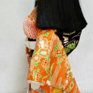 高級 市松人形 日本人形 着物 和装 和人形 和風 レトロ 置物 コレクション インテリアの画像2