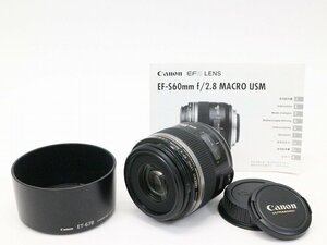 ●○【良品】Canon EF-S 60mm F2.8 MACRO USM カメラレンズ 中望遠 マクロ EFマウント キャノン○●020279006○●