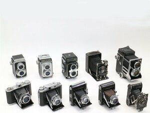 ●○RICOHFLEX VIIS/YASHICA Mat/OLYMPUS Six 他 二眼レフ 中判 フィルムカメラ 10台セット○●824021402J○●