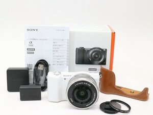 ●○【シャッター数6800回以下・元箱付】SONY α5100 ILCE-5100 パワーズームレンズキット ミラーレス 一眼カメラ ソニー●020413001m○●