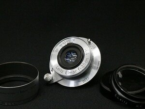 ●○Leica Elmar 3.5cm F3.5 カメラレンズ 広角 単焦点 L39マウント Leitz ライカ○●020005021○●