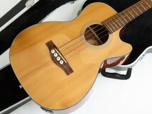 ♪♪Fender CB-60SCE NAT LR エレアコースティックベース フェンダー ケース付♪♪020551001m♪♪_画像1