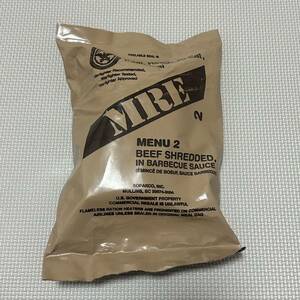 OKINAWA米軍実物 MRE MEAL READY TO EAT SOPAKCO スパコ レーション MENU 2 2024/03 検品 [NO.#02]