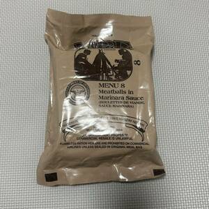 OKINAWA米軍実物 MRE MEAL READY TO EAT SOPAKCO スパコ レーション MENU 8 2024/03検品 [NO.#03]