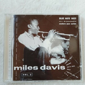 T007 【輸入盤】 Ｍｉｌｅｓ Ｄａｖｉｓ， Ｖｏｌ． ２／マイルスデイヴィス （ｔｐ）ブルーノート CD ケース状態A ジャズ