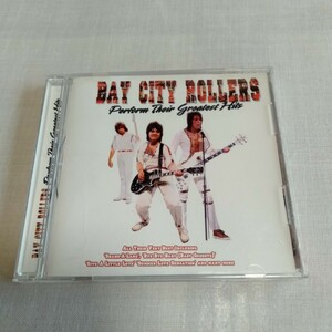 S163 Bay * City * ролик zBAY CITY ROLLERS Perform Their Greatest Hits CD кейс состояние B