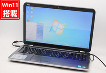 訳有 17.3型 DELL Inspiron 17R-5737 Windows7 四世代 i7-4500U 8GB 1TB AMD Radeon HD 8870M カメラ 無線 Office付 中古　Win7 管:1024h_画像1