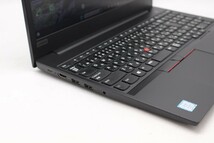 充放電回数73回 1348時間 中古良品 15.6型 Lenovo ThinkPad E590 Windows11 八世代 i5-8265U 8GB NVMe 256GB-SSD カメラ 無線 管:1639m_画像3