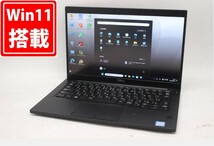 良品 フルHD 13.3型 DELL Latitude 7390 Windows11 八世代 i5-8250U 8GB 256GB-SSD カメラ 無線 Office付 中古パソコン 税無 管:1325m_画像1