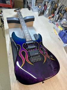 レストア　FERNANDES リフィニッシュ　ファイヤーパターン