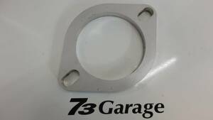 76.3Φ用 マフラーフランジ　９ミリ厚　ステンレスマフラー　汎用フランジ 自作マフラー 溶接フランジ　ステンフランジ　73garage　73gtfjk