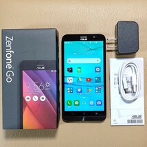 ■ZB551KL■21 ASUS ZenFone Go ZB551KL X013DB　シムフリースマホ　ブルー国内版_画像1