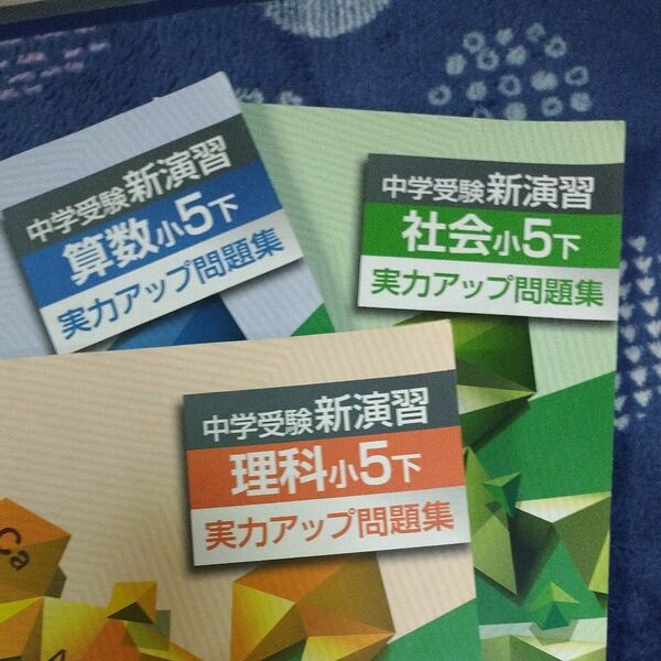 中学受験新演習小学５年下　実力アップ