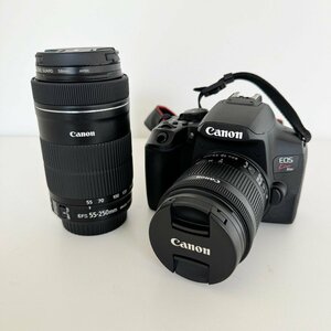 Canon キャノン　一眼レフカメラ　EOS Kiss X10i　ダブルズームレンズKIT　バッテリー×1　充電器なし　箱説無し　