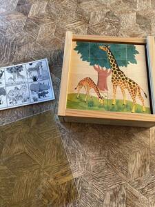 木製　木のおもちゃ　知育玩具　パズル　スイス製