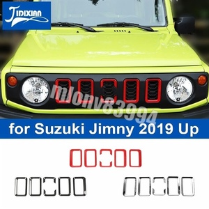 ●目玉Jdixian-車のフロントグリル装飾ステッカーSuzuki jimny、外壁用アクセサリー、2019-2023