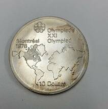 23758　第21回　オリンピック　五輪　モントリオール　記念　銀貨　カナダ　1973年　10dollar　ドル　硬貨　コイン　1976年　エリザベス_画像5