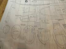 原寸設計図ビンテージグライダーＣ HＯ UＣ A_画像3