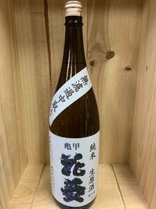 亀甲花菱　純米生酒　美山錦　1800ml　製造年月　令和5・12　1.8L