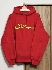 2021FW Supreme Arabic Logo Hooded Sweatshirt サイズ：XL Red シュプリームアラビックロゴフーディー レッド