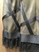 ■売切SALE■新品タグ付! 95万円! Chanel 07P Runwaycollection リトルブラックドレス シルク100％ ワンピース カメリアレース 36 7号～9号_画像5