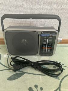 1円 希少 レア Panasonic パナソニック RF-2450 ポータブル ラジオ ラジカセ FM AM 電源コード付 現状品 保管品 レトロ ヴィンテージ