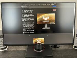 ASUS TUF Gaming VG27AQ 27型WQHD 美品 27インチ ゲーミング モニター