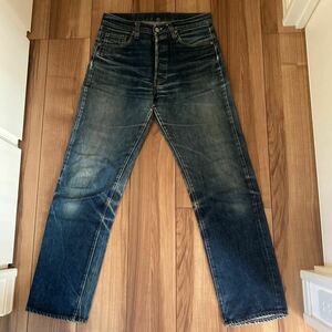 70's Levi's 501 66後期 濃紺 鬼ヒゲ ハチノス 刻印6 オリジナル xx BIG E 以降 66前期 以降 赤耳 ハチマル 以前 ヴィンテージビンテージ