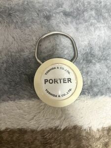 ☆☆レア物！非売品☆PORTER ポーター　キーホルダー　吉田かばん　オフホワイト/ホワイト