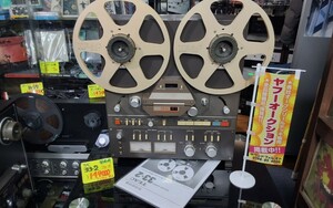 【HTS】TEAC 33-2　2トラ３８マスター　各所整備 不具合対策済で安心してご活用いただけます。「管 T‐0498」