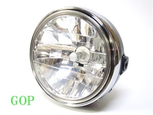 【在庫有】【ジーオーピー GOP】【汎用】CB400SF SRX ホーネット(等)【ファンレス LED ヘッド ライト マルチリフレクター】φ/180/mm/0001