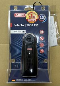 ●新品1点限★ABUS●アブス★定価27280円★Detecto/7000 RS1/B logo OG★アラーム/ディスクロック★3D傾斜センサー(携帯用にも )ディテクト