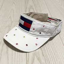 TOMMY HILFIGER デカロゴ サンバイザー トミーフィルフィガー メンズ FR ☆早い者勝ち_画像1