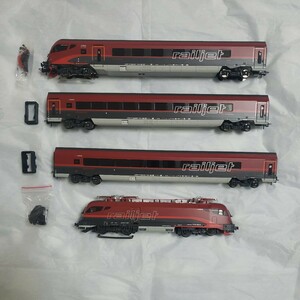 Jagerndorfer Railjet AC Basic Edition 10402+10207+10208 (Taurus1116 + フル７両セット)