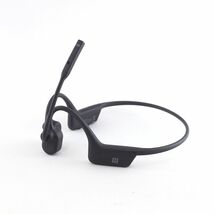 SHOKZ OPEN COMM C102 骨伝導イヤホン USED品 AFT-EP-000028 ブラック IP55 防水 ブームマイク 耳を塞がない AfterShokz 完動品 S V0014_画像2