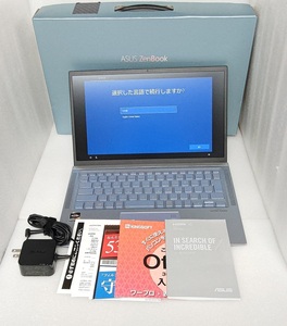 ASUS ノートパソコン ZenBook 14 UM431DA UM431DA-AM045T AMD Ryzen7 3700U 14.0型 ノングレア SSD 512GB 8GB 【動作OK・美品】